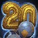 20th Anniversary Balloon Chest